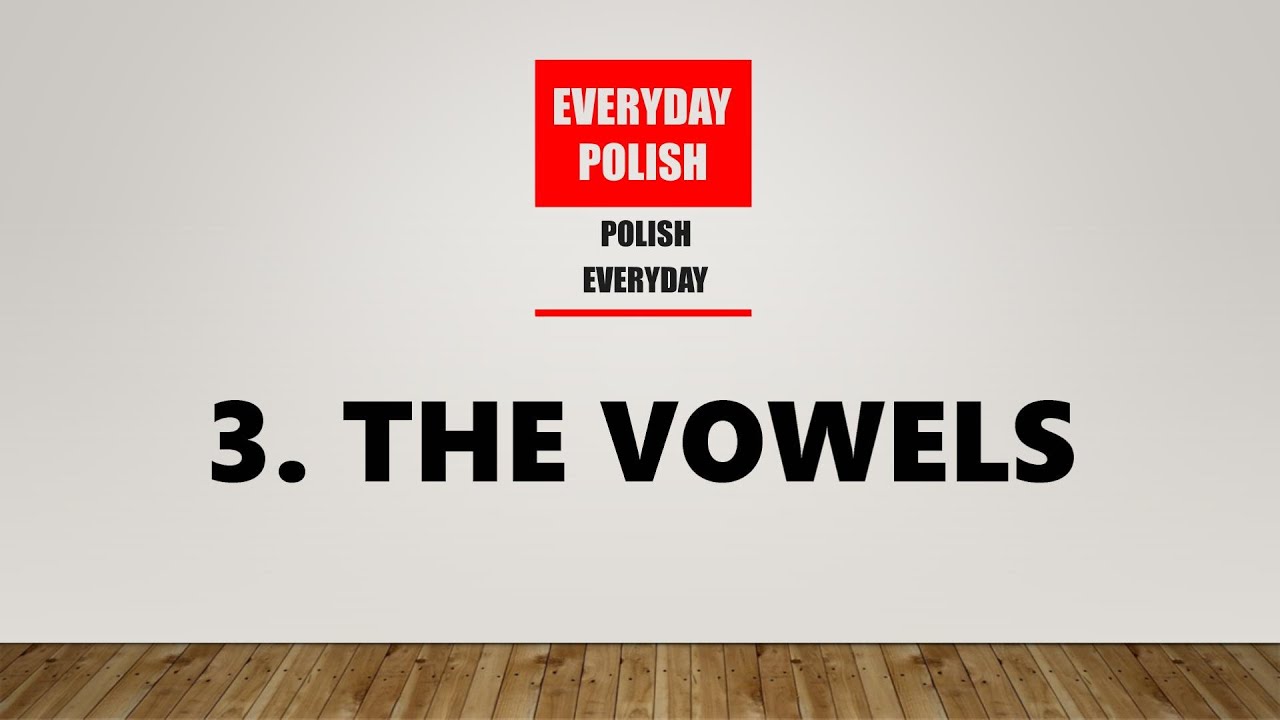 Everyday Polish Lesson 3 The Vowels #polishlanguage #foryou #learnpolish #polish #poland