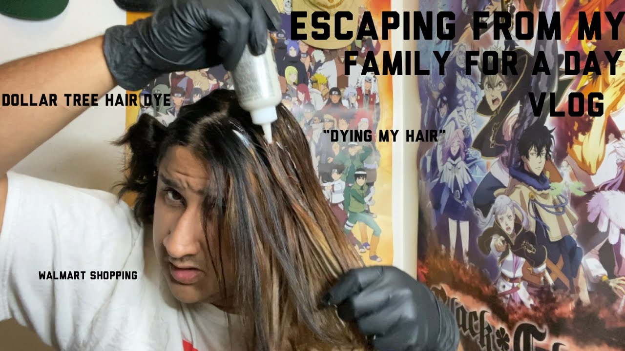 TRYING HAIR DYE FROM DOLLAR TREE/ A DAY IN MY LIFE VLOG/ ESCAPING FROM MY FAMILY| Kodasteve