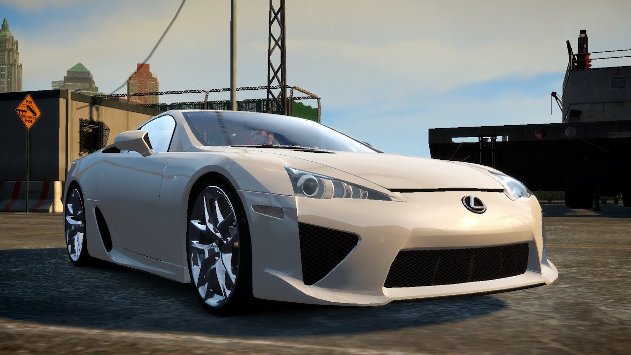 GTA IV 2010 LEXUS LFA CRASH TESTING