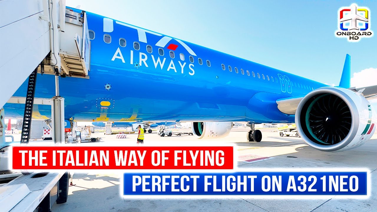 TRIP REPORT | I'd Never Seen a Plane Like This! | ITA Airways A321Neo | Madrid to London [via FCO]