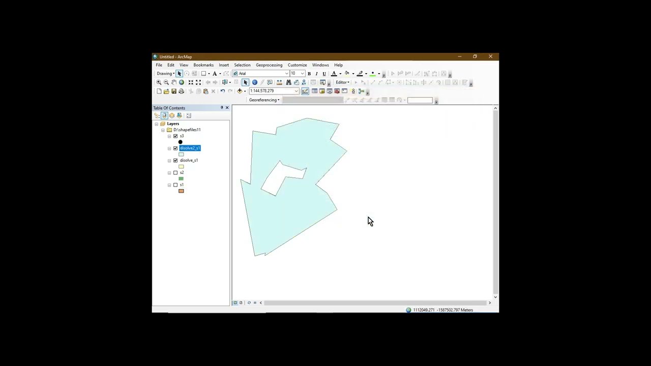 Dissolve , Union, Clip and Intersection Process In Arc GIS