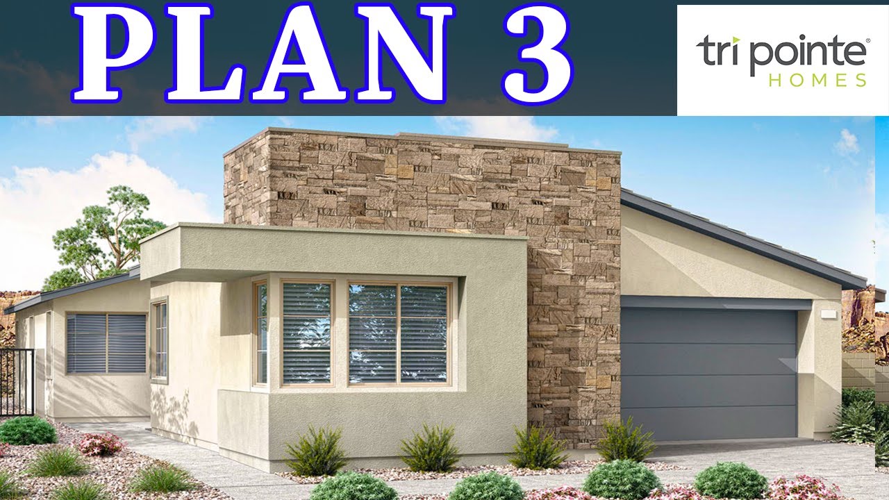 Modern Plan 3 by Tri Pointe Home l New Home for Sale in NW Las Vegas