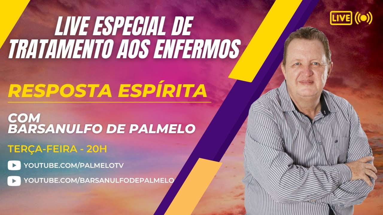 Programa Resposta Espírita Nº 267 - LIVE ESPECIAL DE TRATAMENTO AOS ENFERMOS