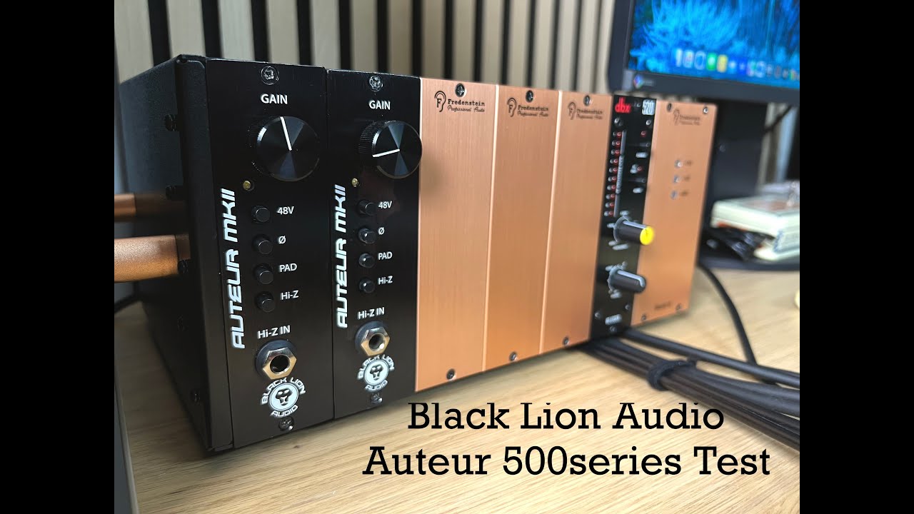 BLA Black Lion Audio Auteur mkII 500 series preamp on Snare
