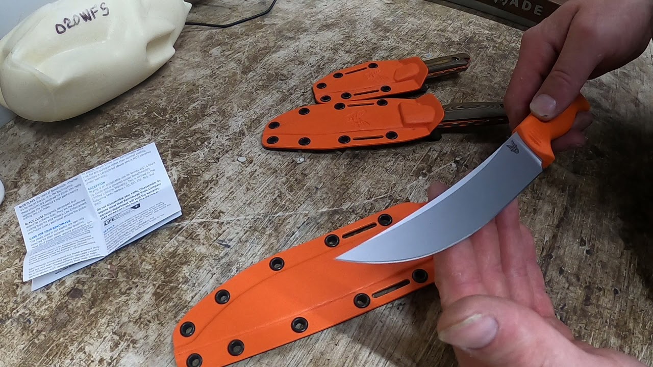 New Benchmade Meatcrafter Knife Unboxing and Initial Review