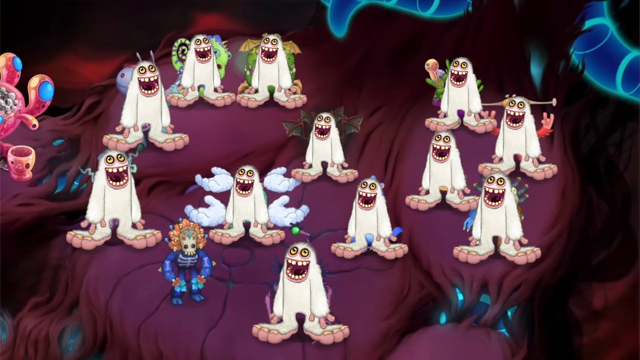 Shadow Islet but it's all Mammotts (Mammott Islet) {My Singing Monsters}