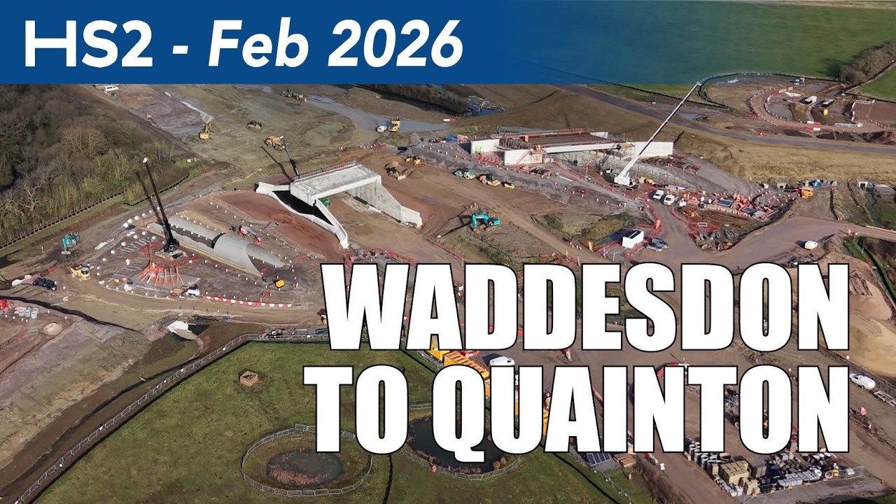 Обновление HS2 — Уоддесдон — Куэйнтон | февраль 2026 г.