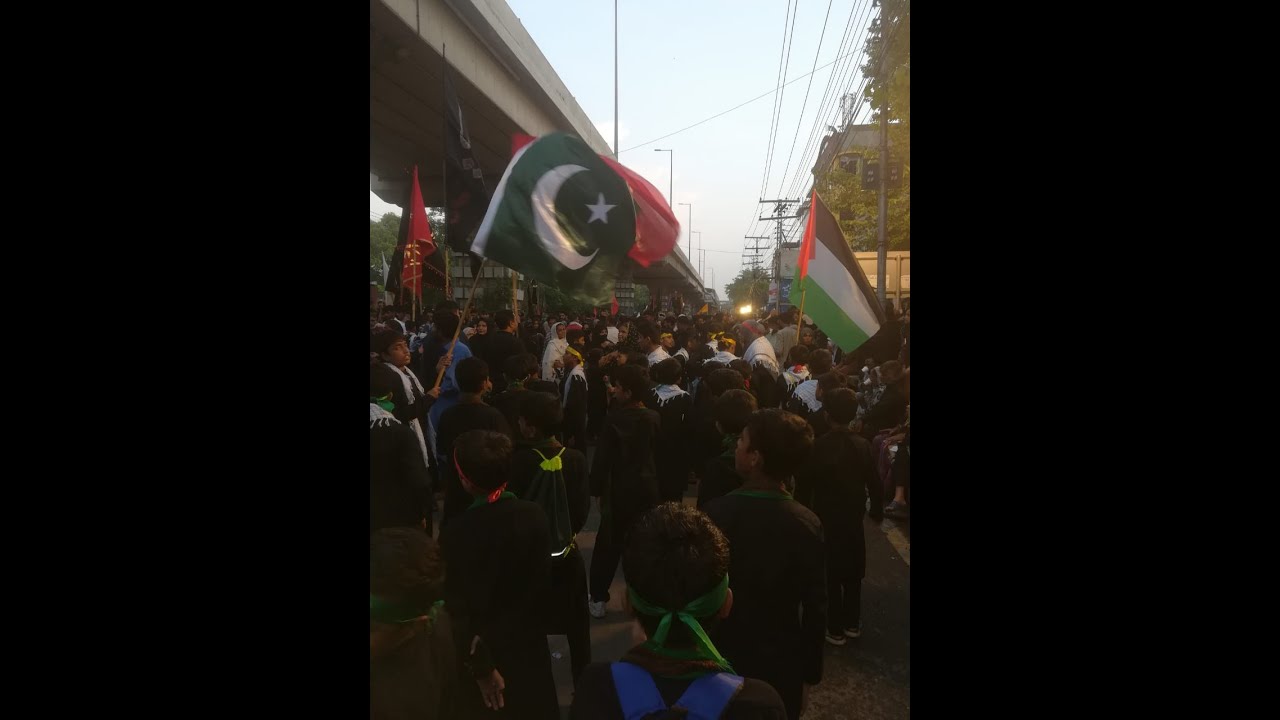 Arbaeen Walk 2024 - Multan Road Lahore (Yateemkhana to Sectariate) (اربعین مشی لاہور 2024)