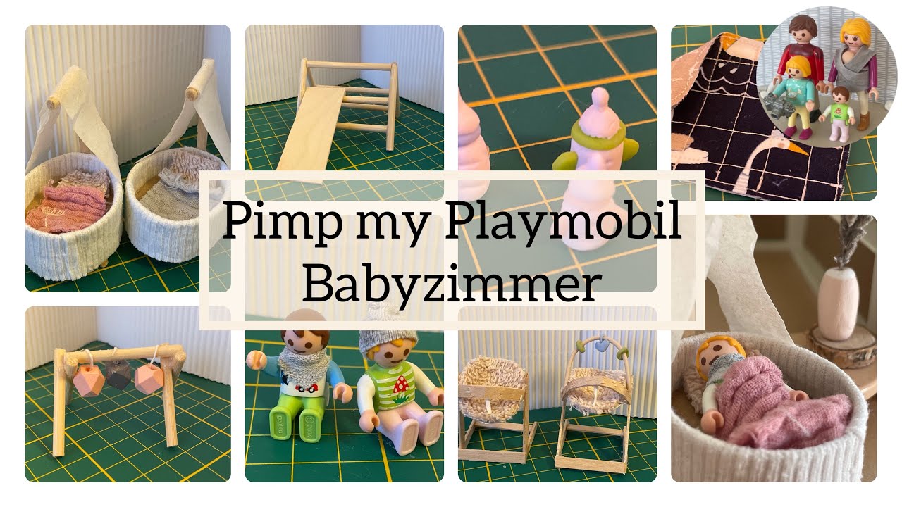 Pimp my Playmobil Film Deutsch - Diy Babyzimmer und Zubehör// Familie Linde