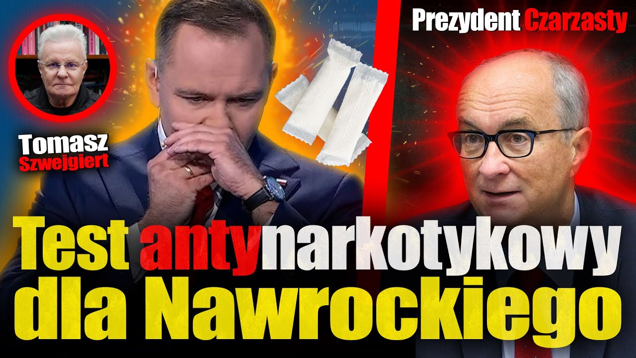Test antynarkotykowy dla Nawrockiego.Prezydent Czarzasty.Kancelaria Sejmu bada, kto jest prezydentem