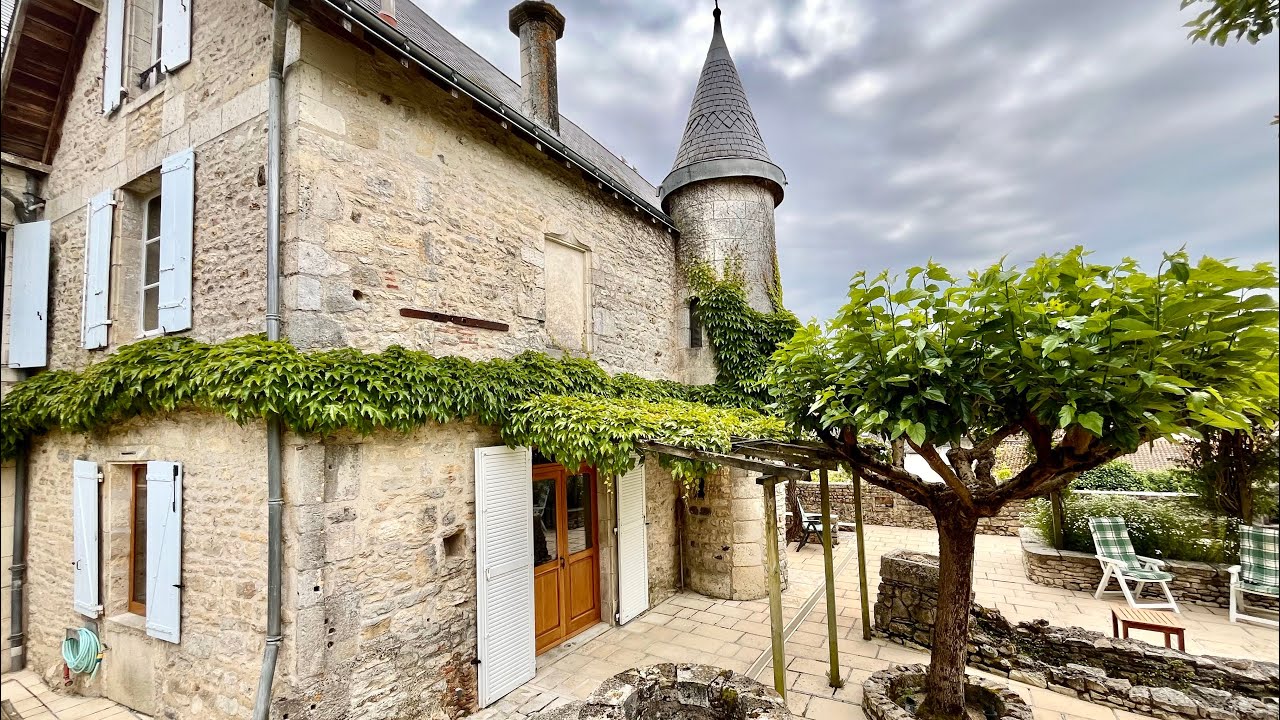 14th Century French house with tower and wine cave