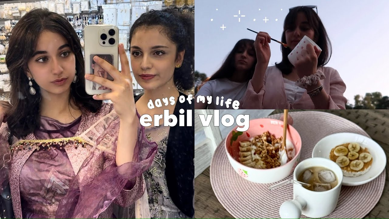 ERBIL VLOG (pt. 2.) ☁️♡ qaysari, baking cookies, pinterest picnic (kurdish, کوردی)