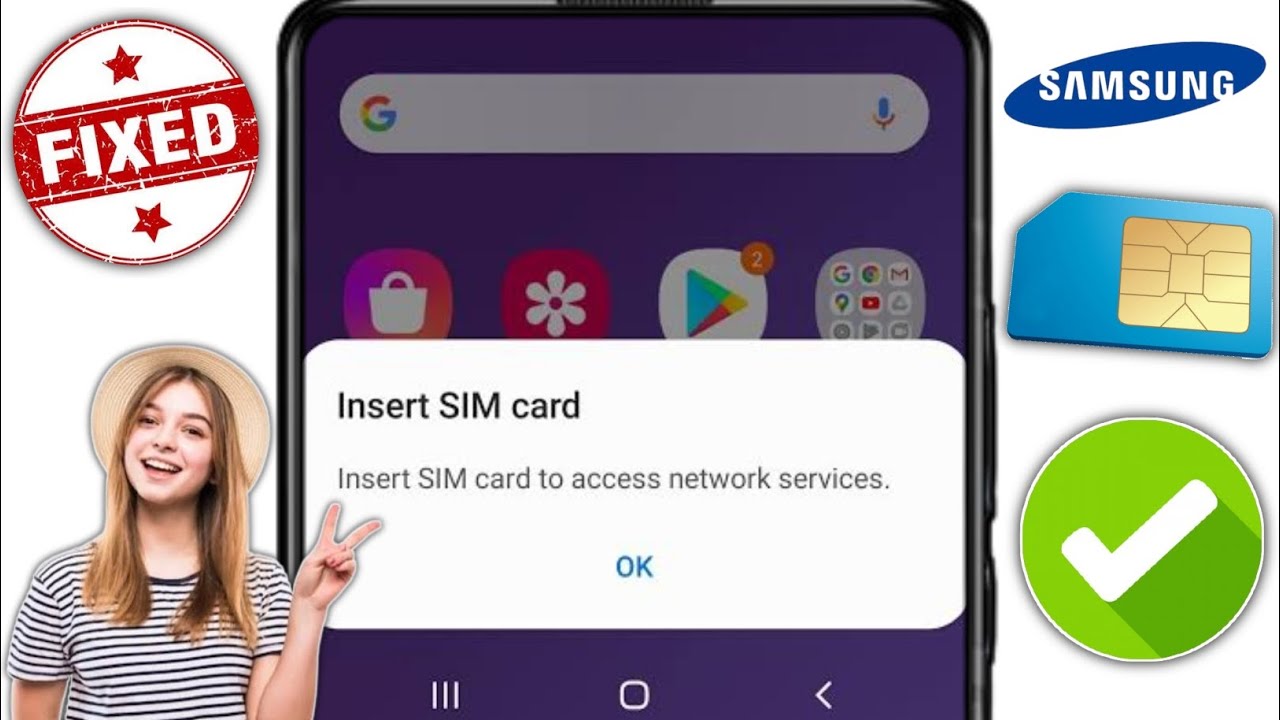 C&oacute;mo solucionar el problema de insertar la tarjeta SIM para acceder a los servicios de red deSamsung