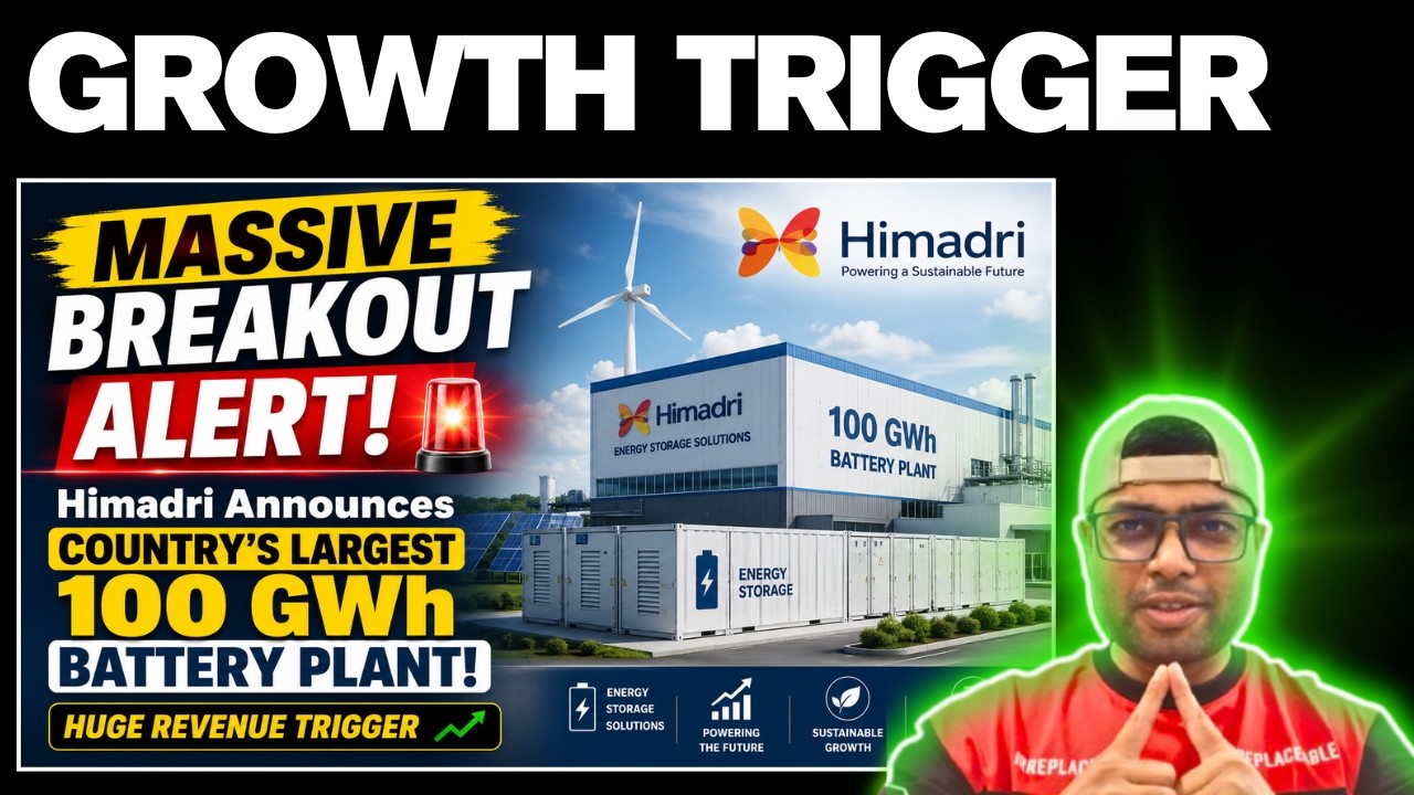 MASSIVE BREAKOUT ALERT! 🚨 Himadri Announces Country's Largest 100 GWh Battery Plant! (Huge Revenue