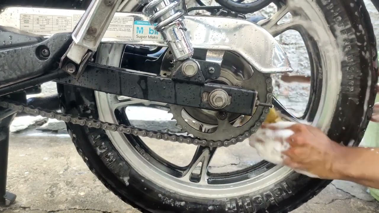 Lavagem e manutenção da Chopper Road 150