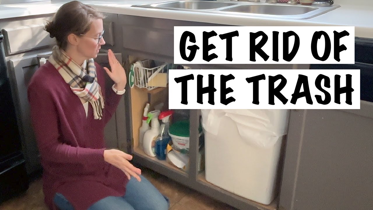Declutter with Me: Kitchen Cabinets, Getting Rid of Trash!