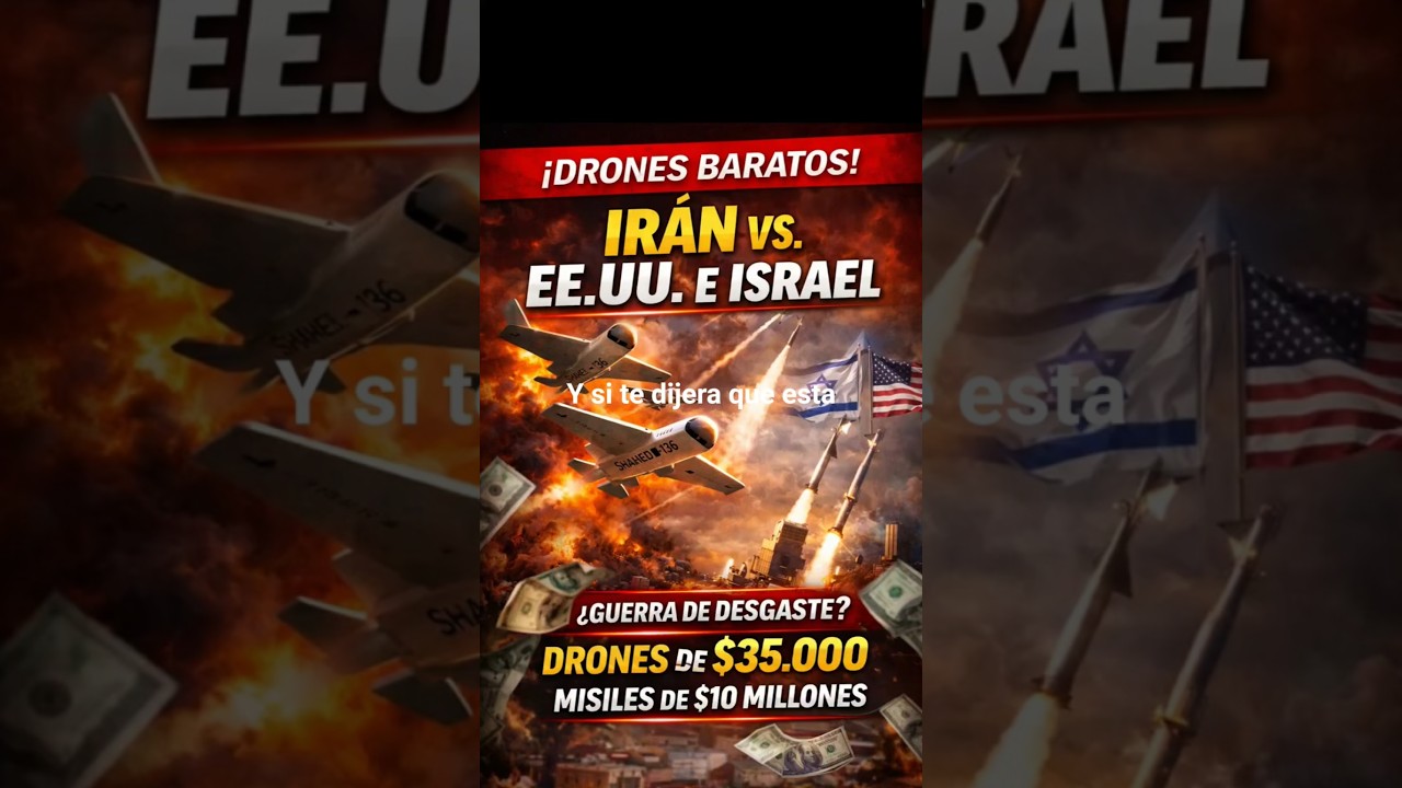 Ir&aacute;n, su estrategia de drones de bajo costo contra Israel y USA