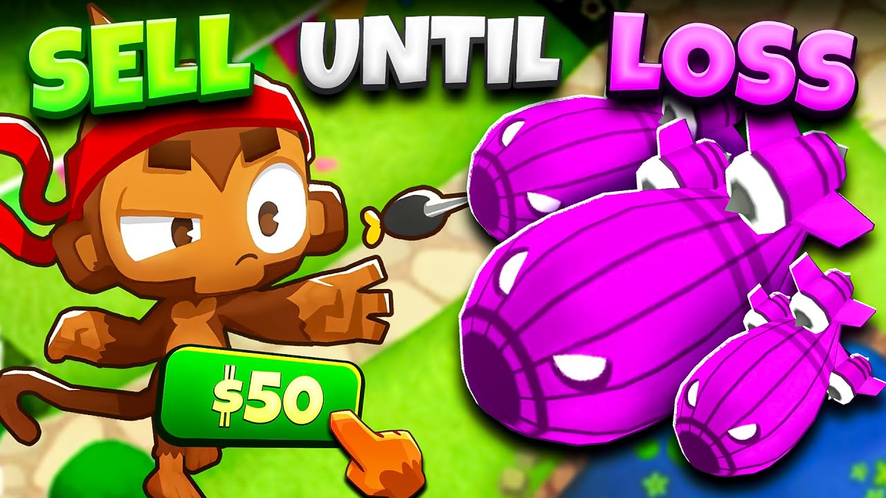 Selling Towers until one of us loses to a BAD (BTD 6 Challenge)