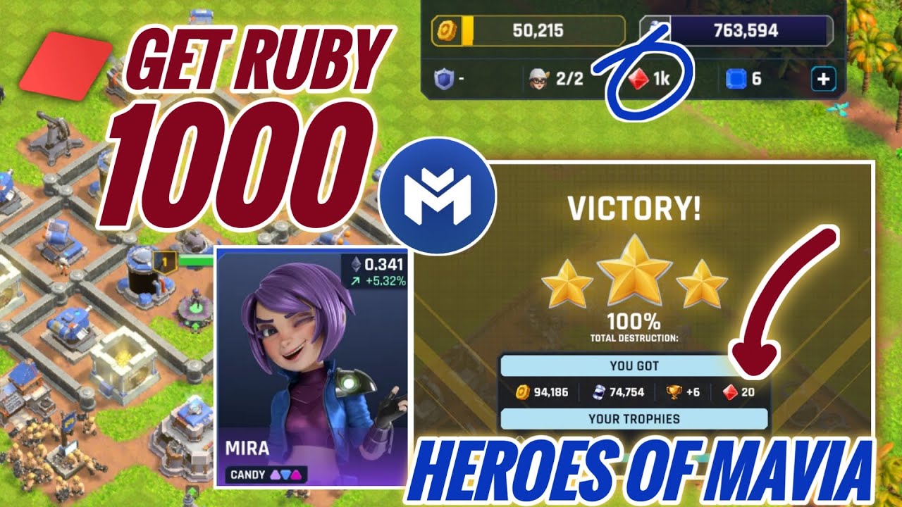 HEROES OF MAVIA GAME WEB3 JOIN DI AWAL KUMPULKAN RUBY BUAT BELI SKIN LEGENDARIS NFT 🔥 WORTH 0.5 ETH
