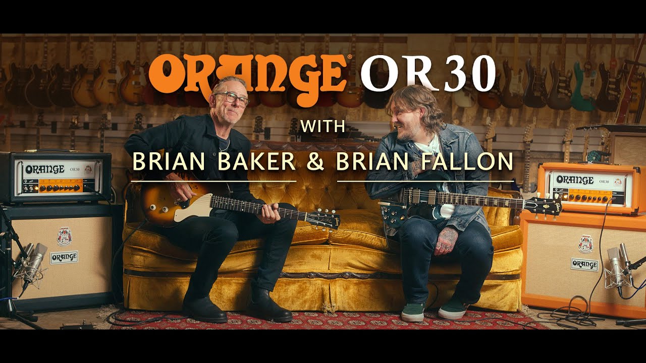 Брайан Бейкер из Bad Religion и Брайан Фэллон из The Gaslight Anthem и Orange OR30