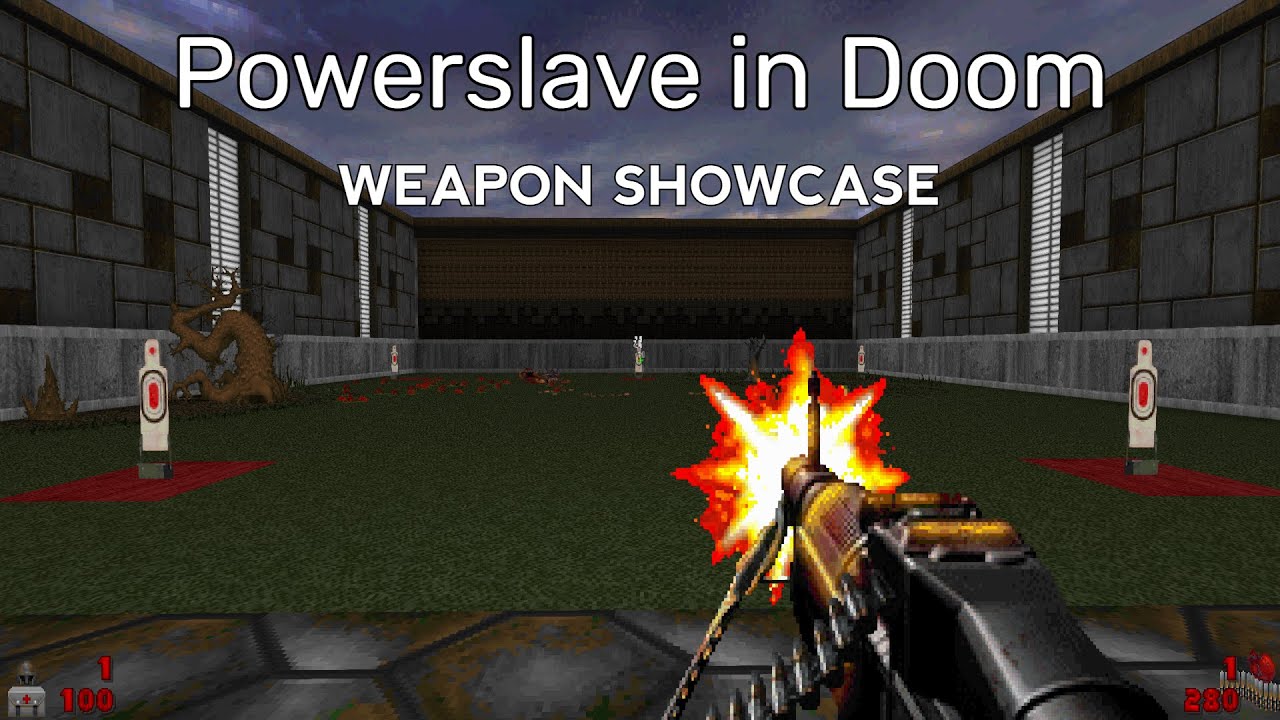 Doom mod weapon showcase: Powerslave in Doom