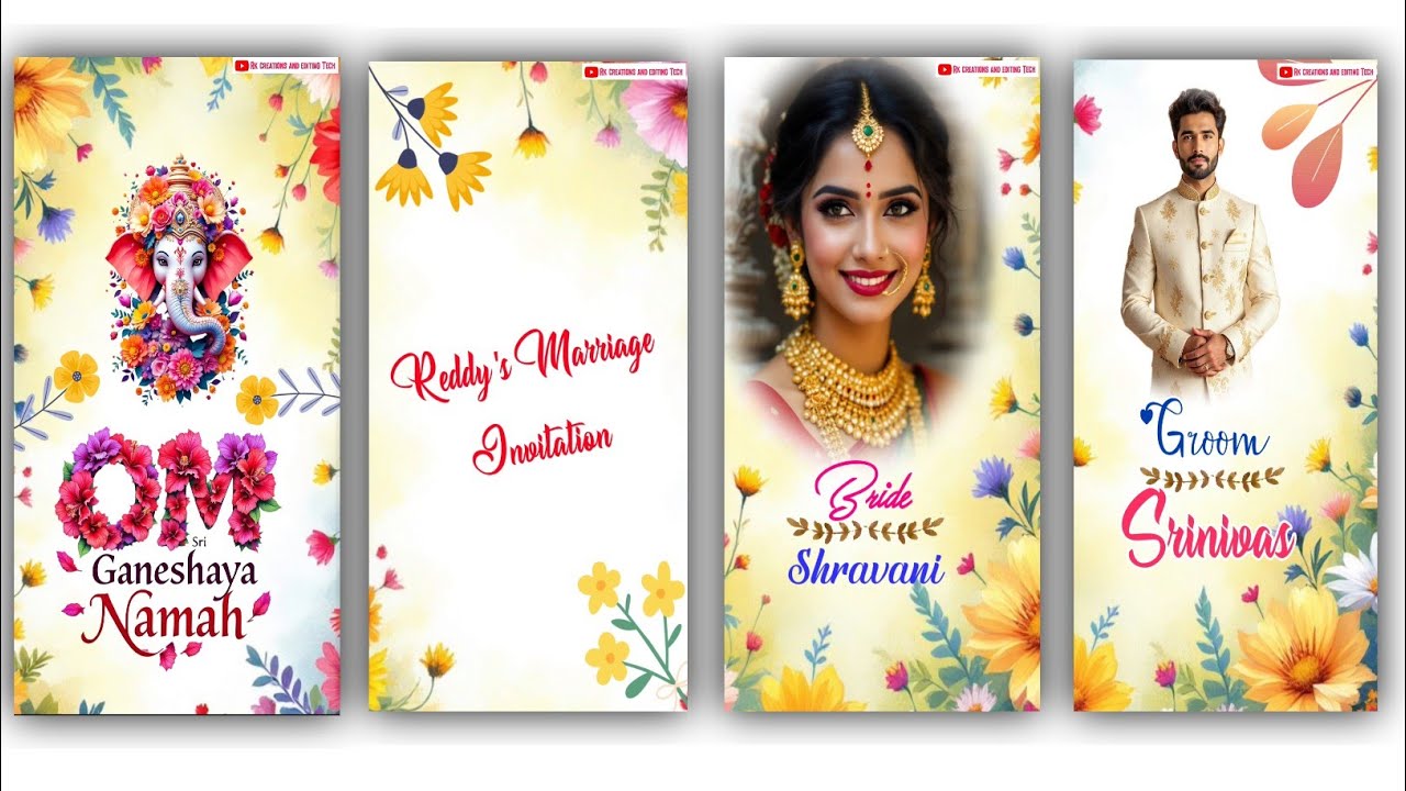 Wedding Invitation Video Editing on Mobile |marriage invitation  Kinemaster Tutorial 2025 in telugu