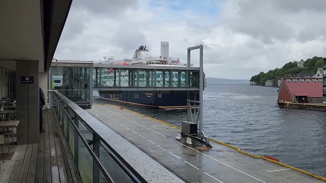 Norway Cruise Day 1 Departing Bergen 02June2025