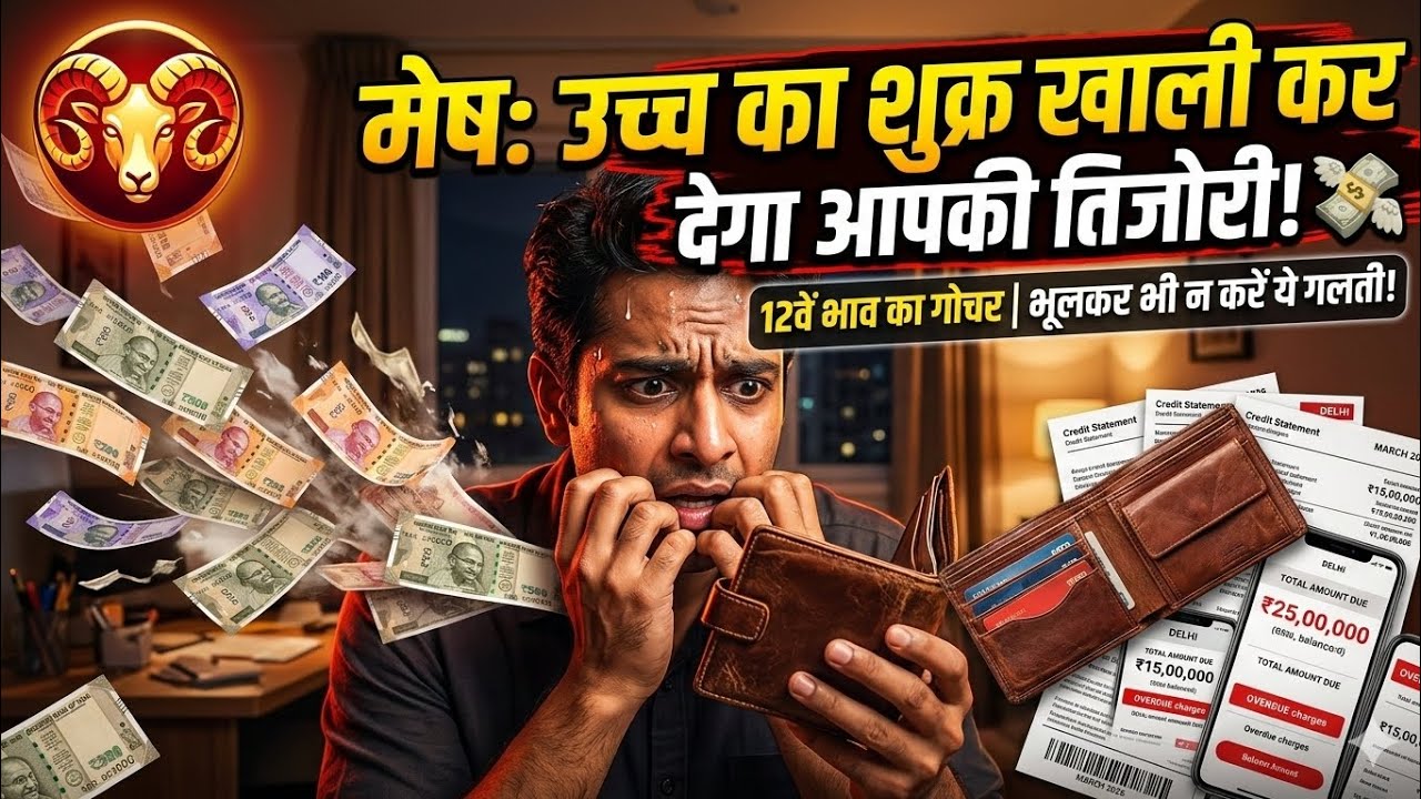 Mesh Rashi: उच्च का शुक्र खाली करेगा आपकी तिजोरी! भूलकर भी न करें ये 3 गलतियां | Aries Venus Transit