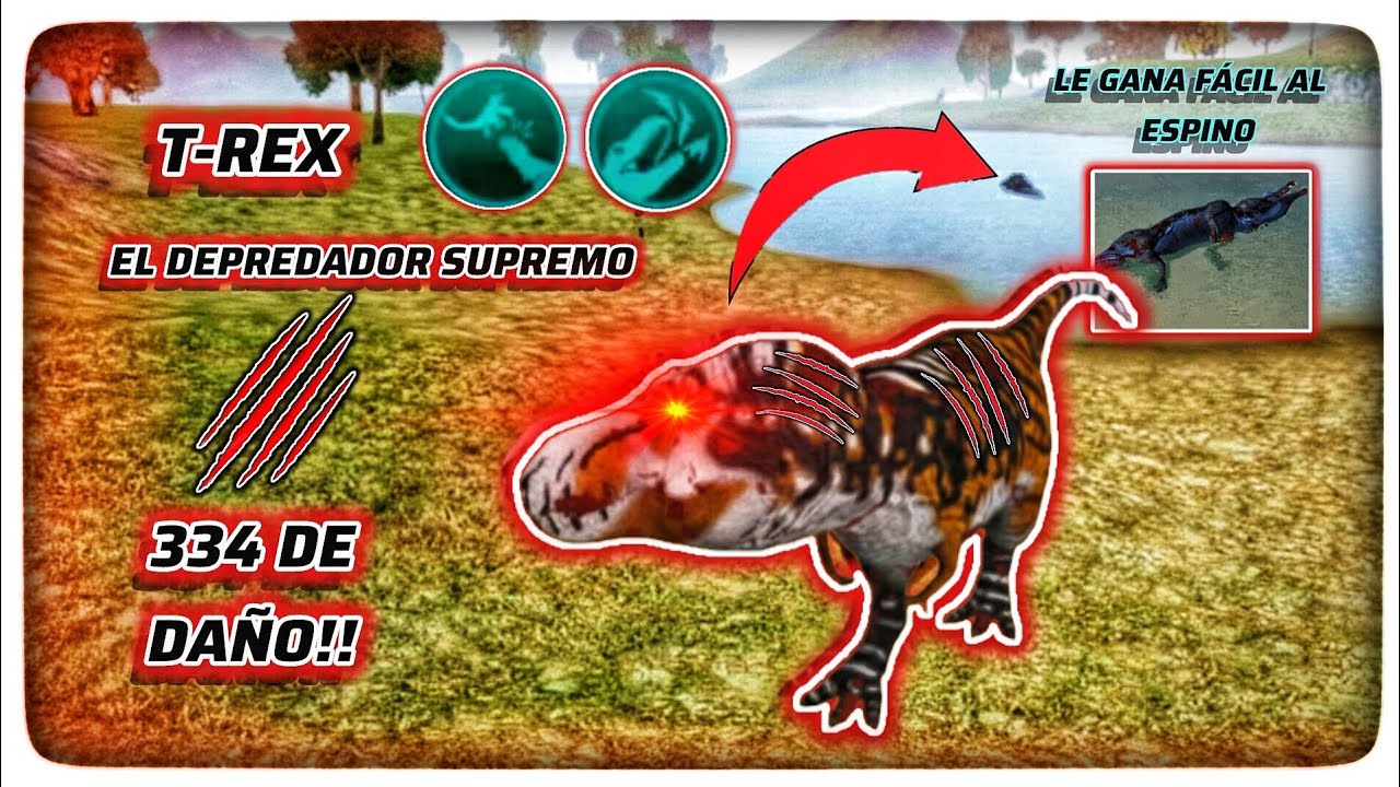 🧢🦖 T-REX, EL MÁS FUERTE DE TODOS 🔥 EL REY DE TCI/THE CURSE ISLE GAMEPLAY 