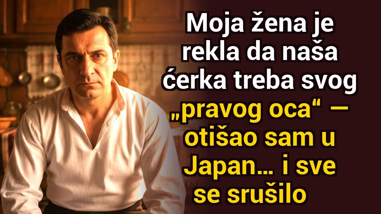Moja supruga je rekla da naša ćerka treba svog „pravog oca“ — otišla sam u Japan… onda se sve srušil