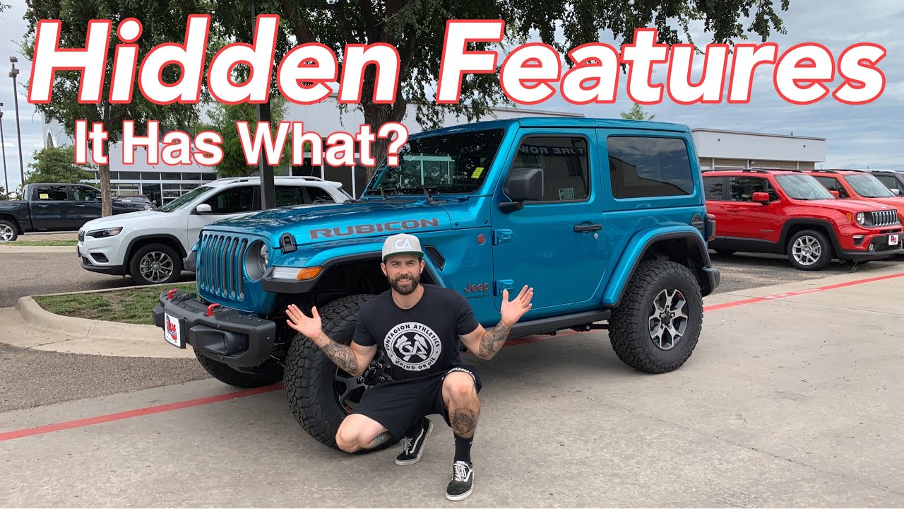 5 скрытых особенностей нового Jeep Wrangler JL 2019 года