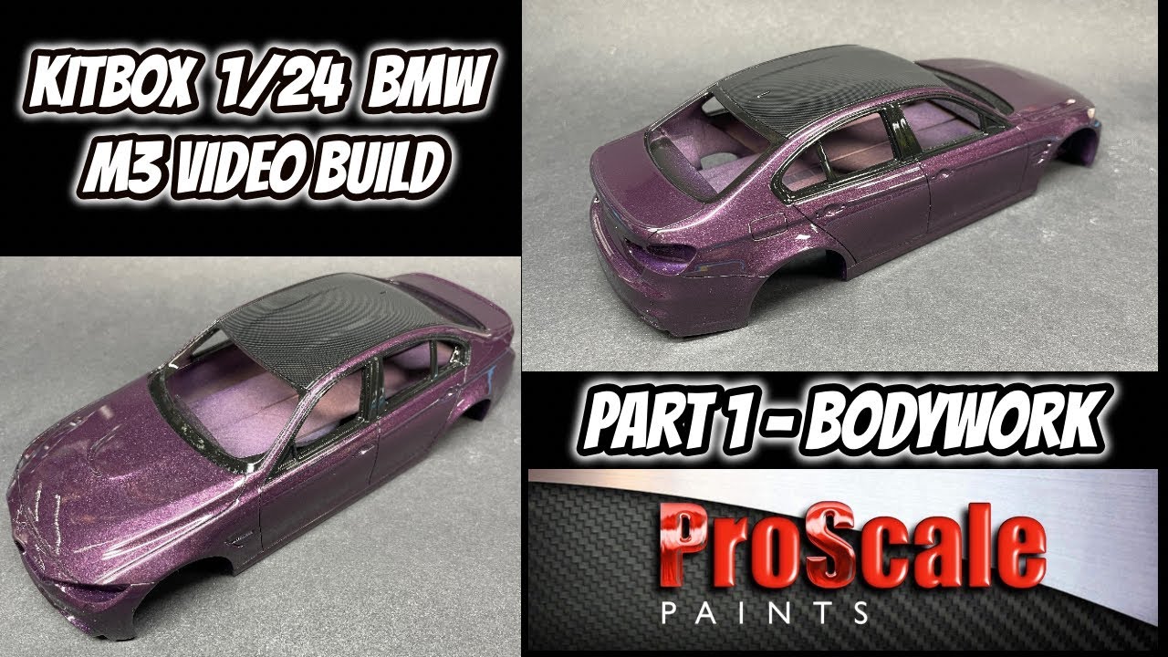 KitBox/PZY 1/24 BMW M3 (F80) Video Build