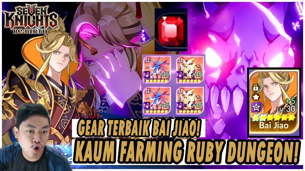 🔥🔥BISA FARMING RUBY DI POWER UP DARKNESS DUNGEON FT. BAI JIAO & LEO! - SEVEN KNIGHTS RE:BIRTH
