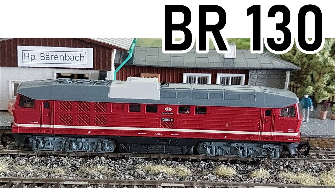 Diesellok DR BR 130  -  Spur TT  -  Modell und Wirklichkeit