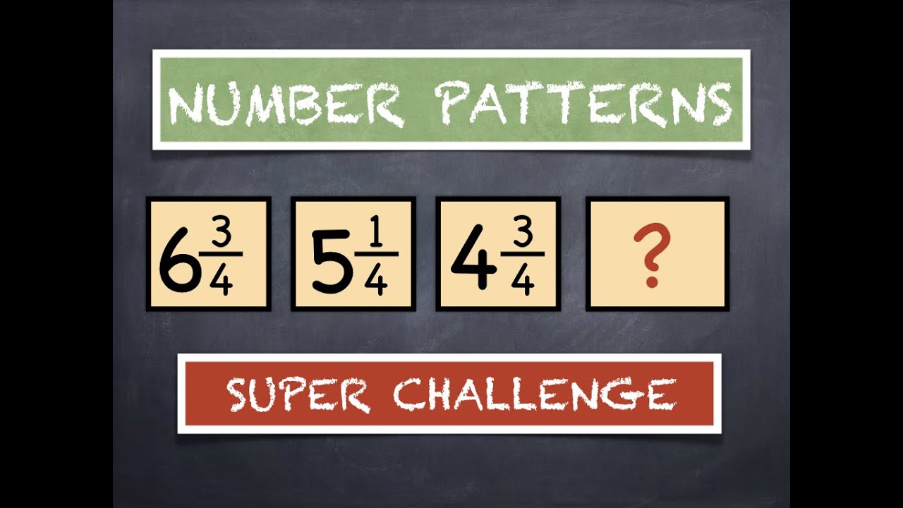 Number Patterns Quiz - Level 3
