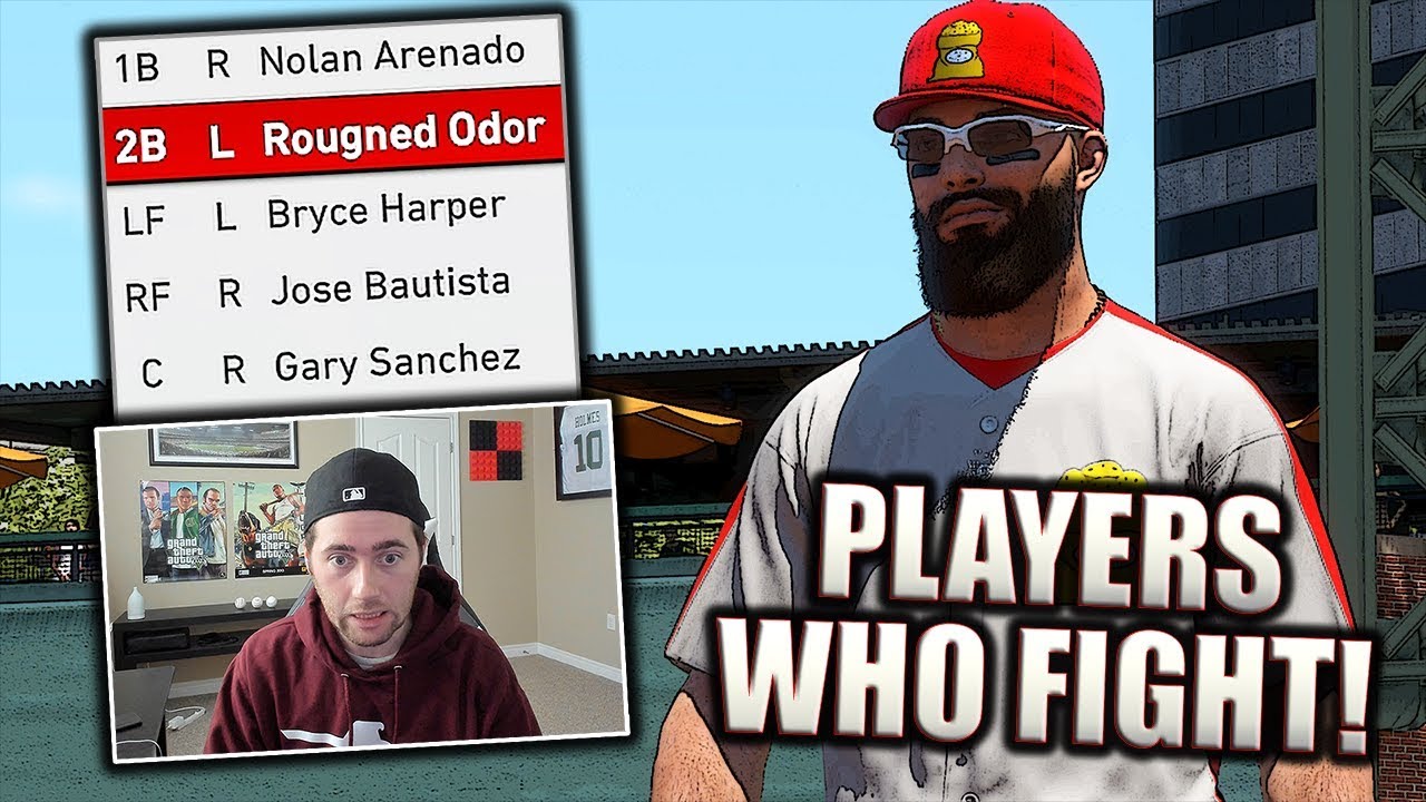 PLAYERS WHO'VE BEEN IN FIGHTS TEAM BUILD! MLB THE SHOW 19 DIAMOND DYNASTY