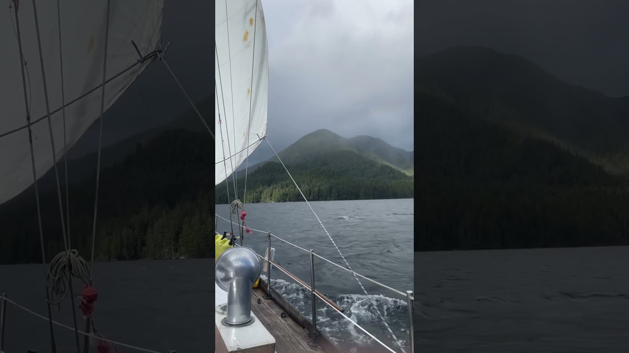inside passage sailing #alaska #sailinglife #insidepassage #sailing #sailingmorningflight