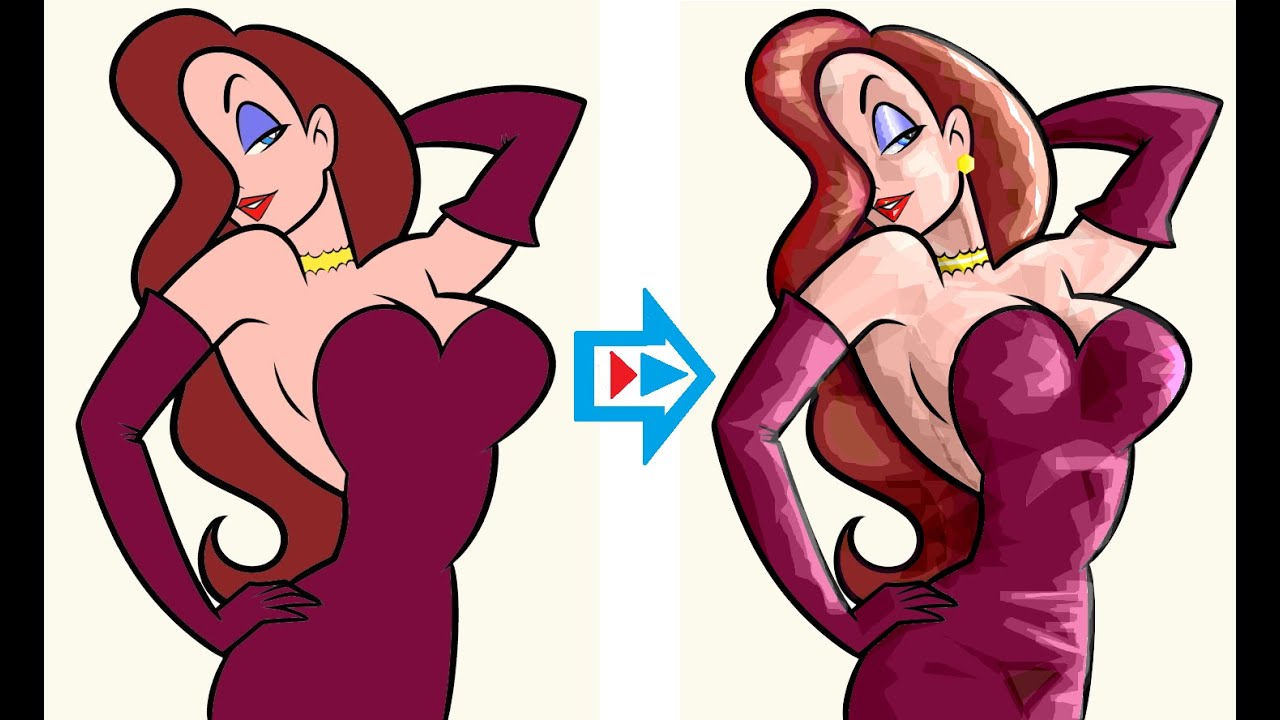 Flat colors X Nuanced colors