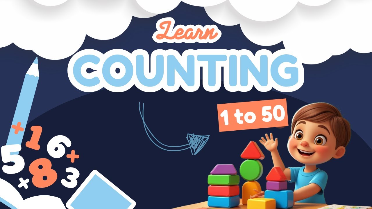 Counting 1 to 50 Song for Kids | Learn Numbers with Fun | Kiddy Song Club