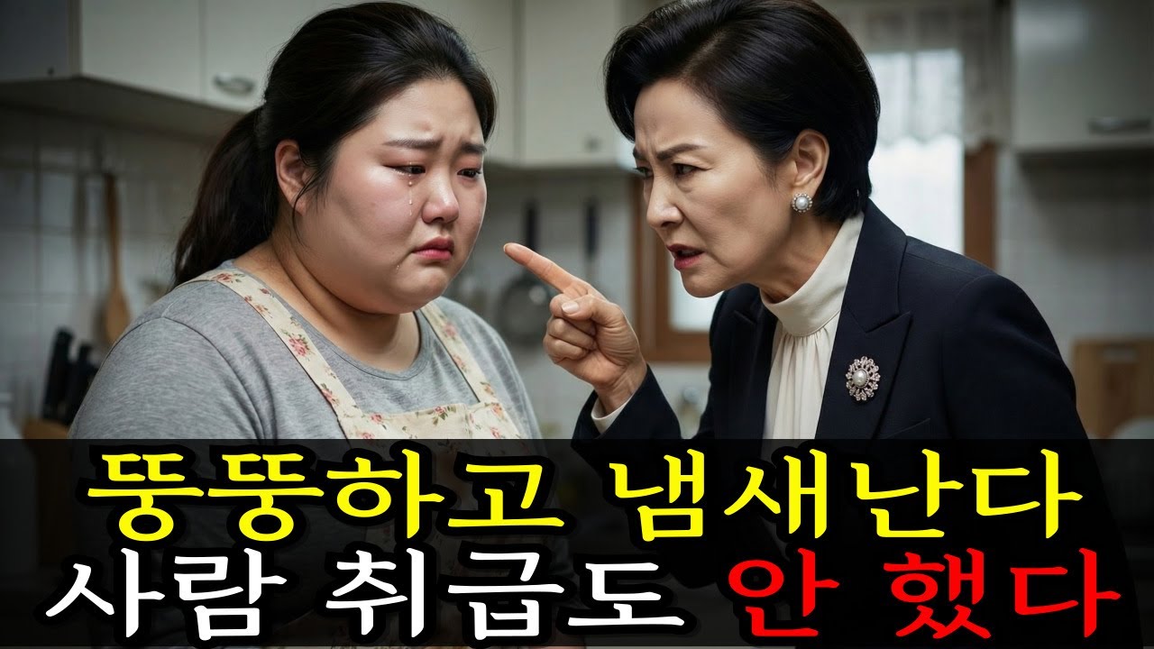 뚱뚱하다고 멸시하던 시어머니, 결국 그 말이 부메랑이 되어 돌아왔다 ㅣ감동사연ㅣ인생사연ㅣ노후사연