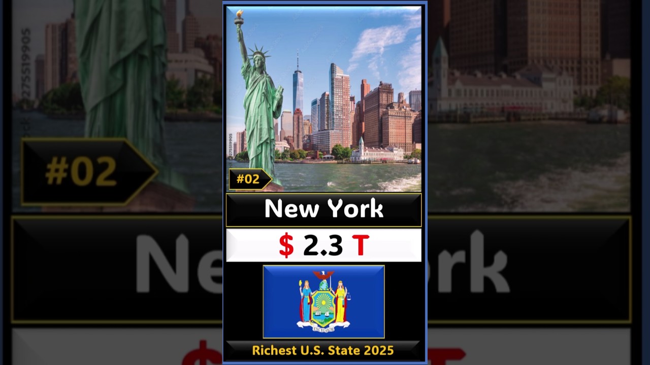 Top 5 Richest US States by GDP 2025 