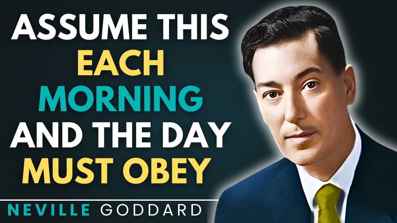 Assume This Each Morning — And The Day Must Obey | Neville Goddard  #manifestation#morningmotivation