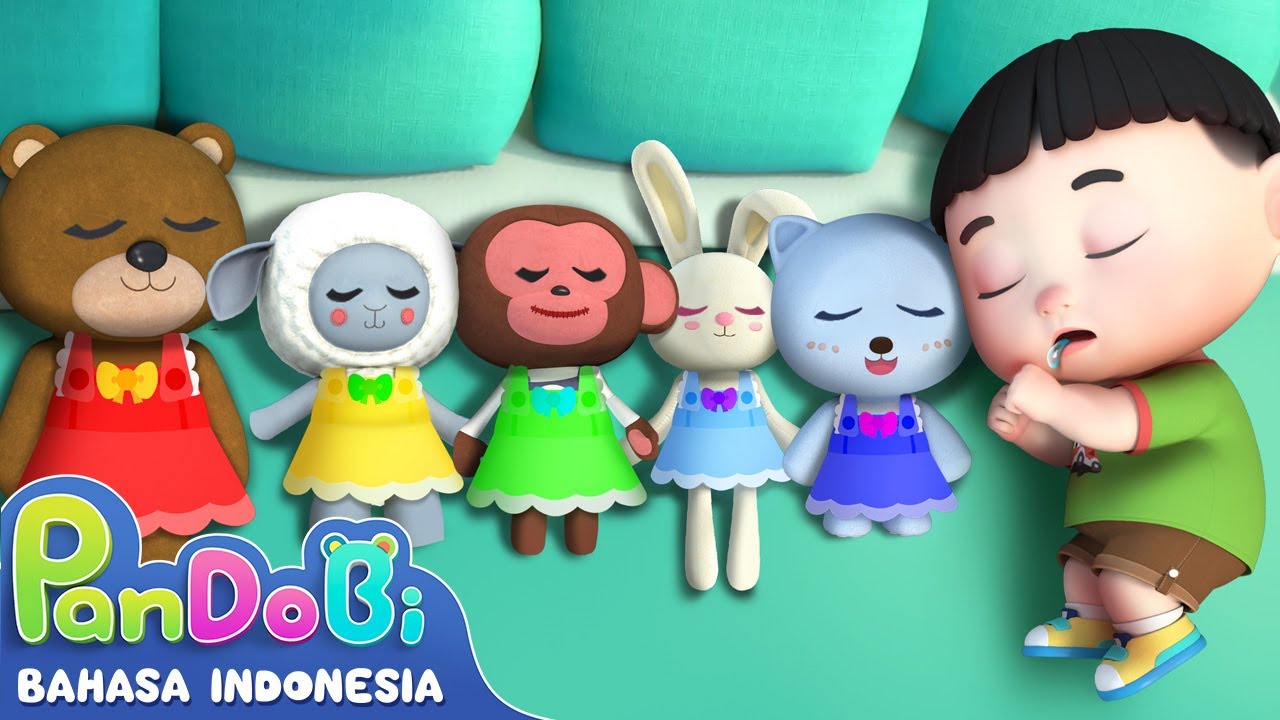 Ten In The Bed | Lagu Balajar 1 Sampai 10 | Ada 10 di Kasur | Super Pandobi Bahasa Indonesia