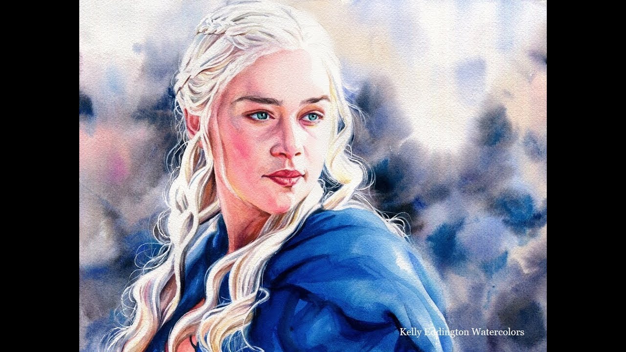 Game of Thrones Speed Painting   Daenerys Targaryen (Emilia Clarke)