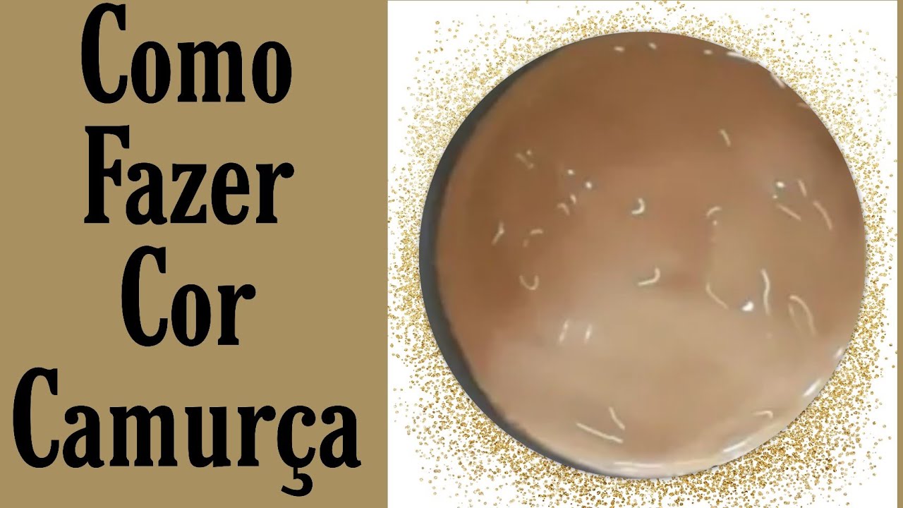 COMO FAZER A COR CAMURÇA COM TINTA DE TECIDO..(AULA 5)