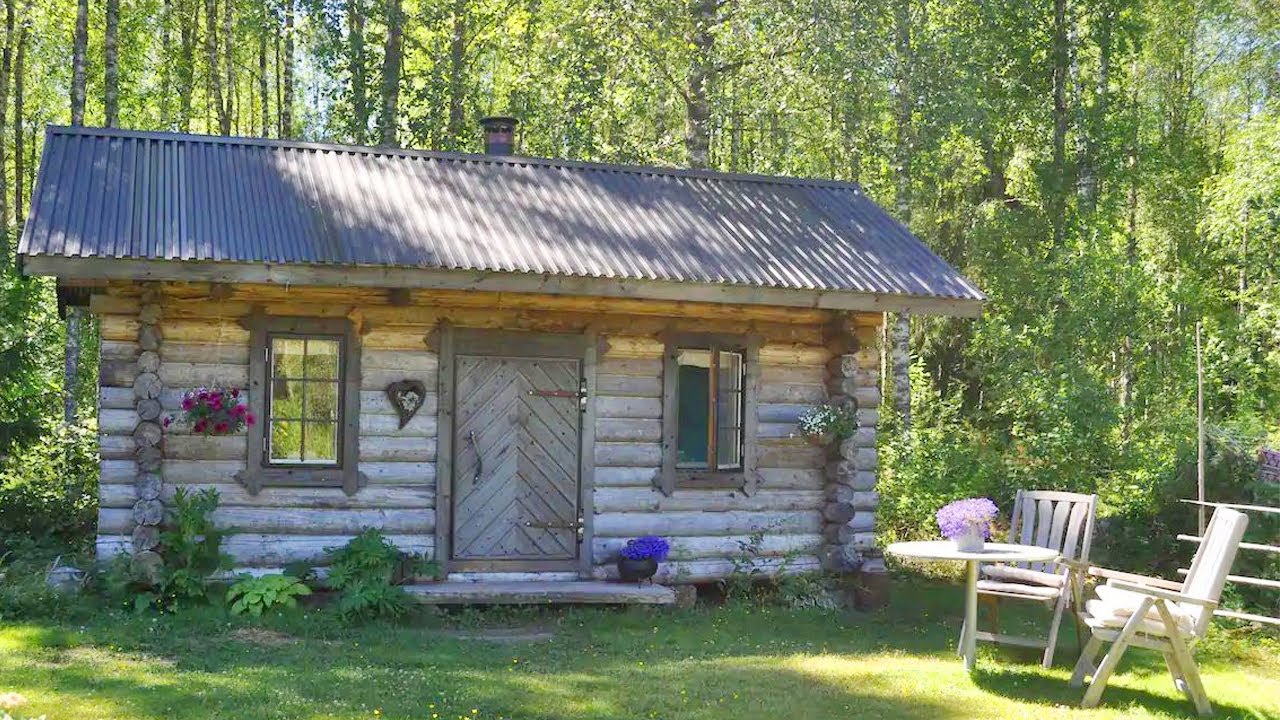 Cozy Beautiful Log Cabin House Stuga 2  | Lovely Tiny House