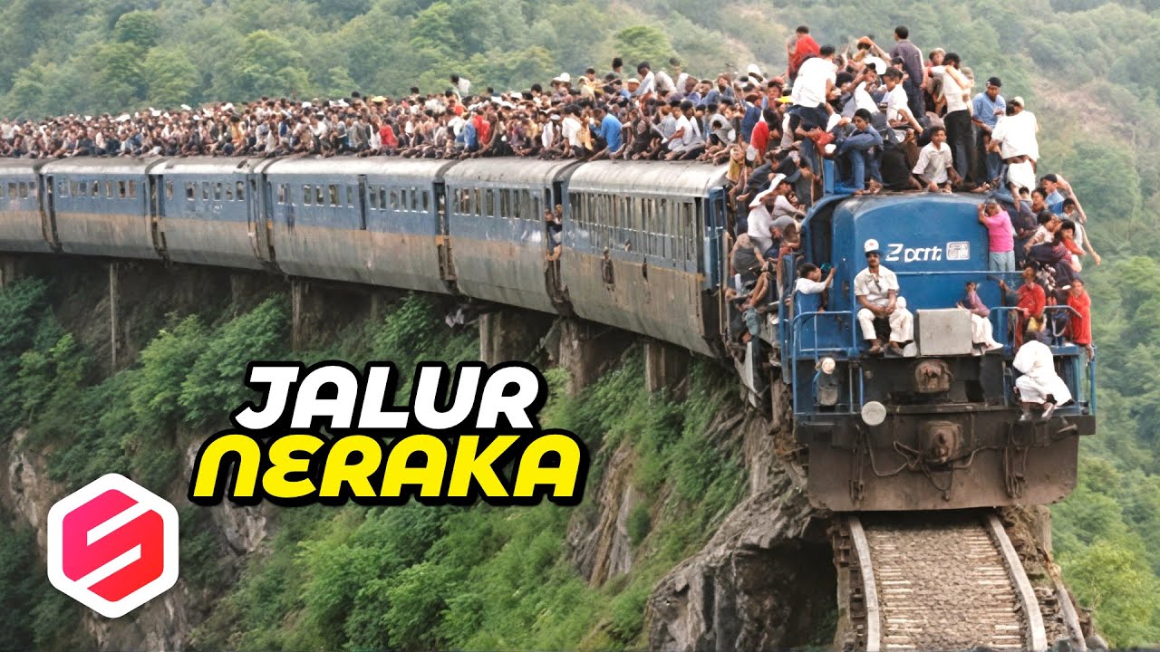 BERTARUH NYAWA, Ini 10 Jalur Kereta Api paling Ekstrim Dan Berbahaya Di Dunia