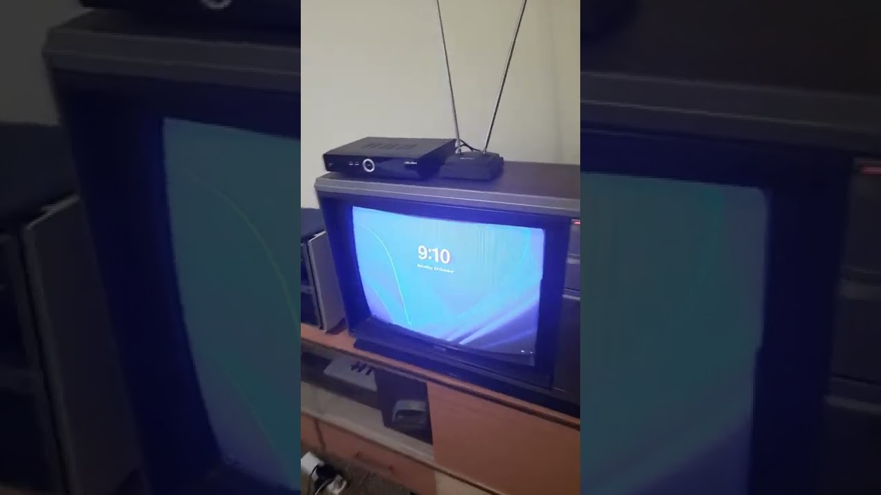 Играю на ретро-телевизоре 80-х годов с ЭЛТ #retrogaming