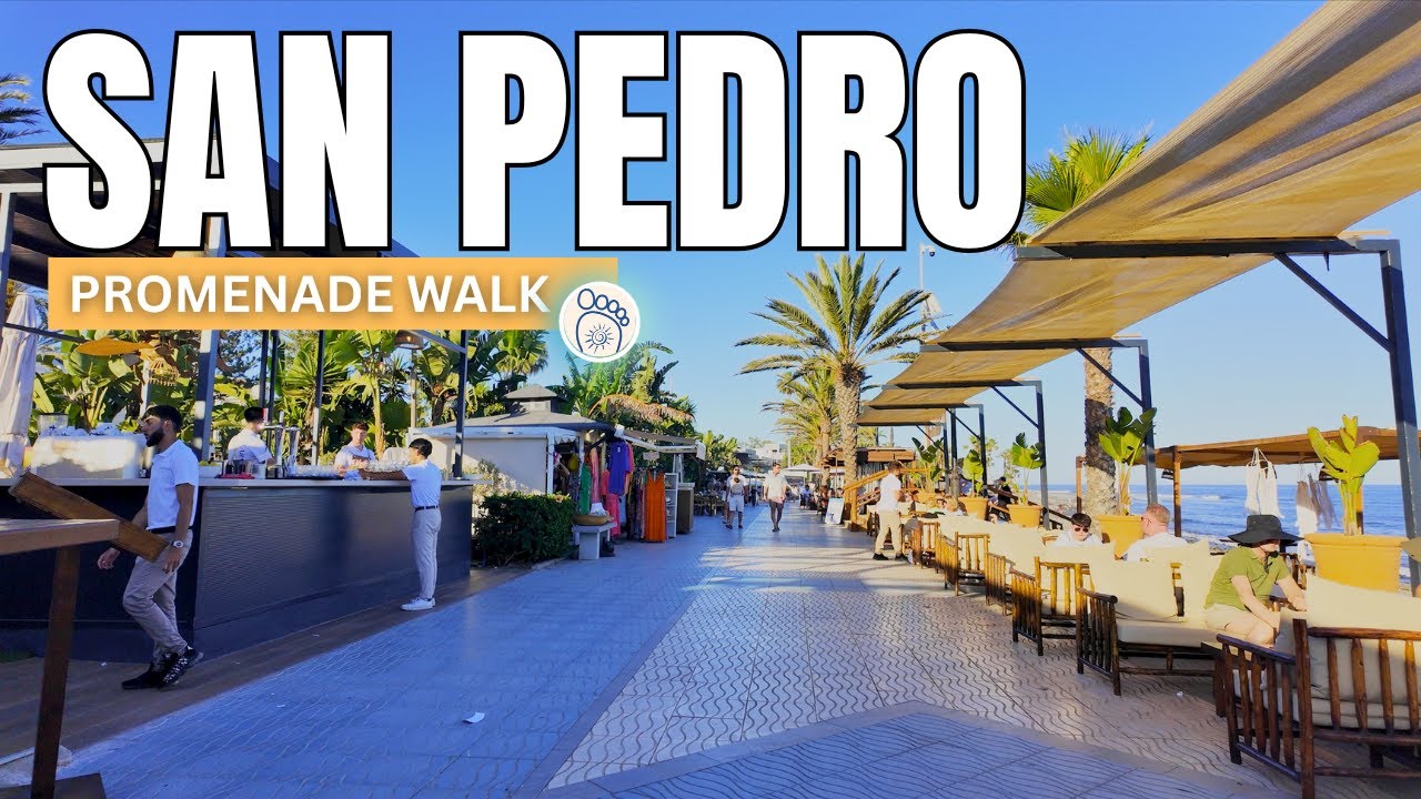 San Pedro Alcantara - The Best Promenade Walk in Marbella, Spain (May 2025)