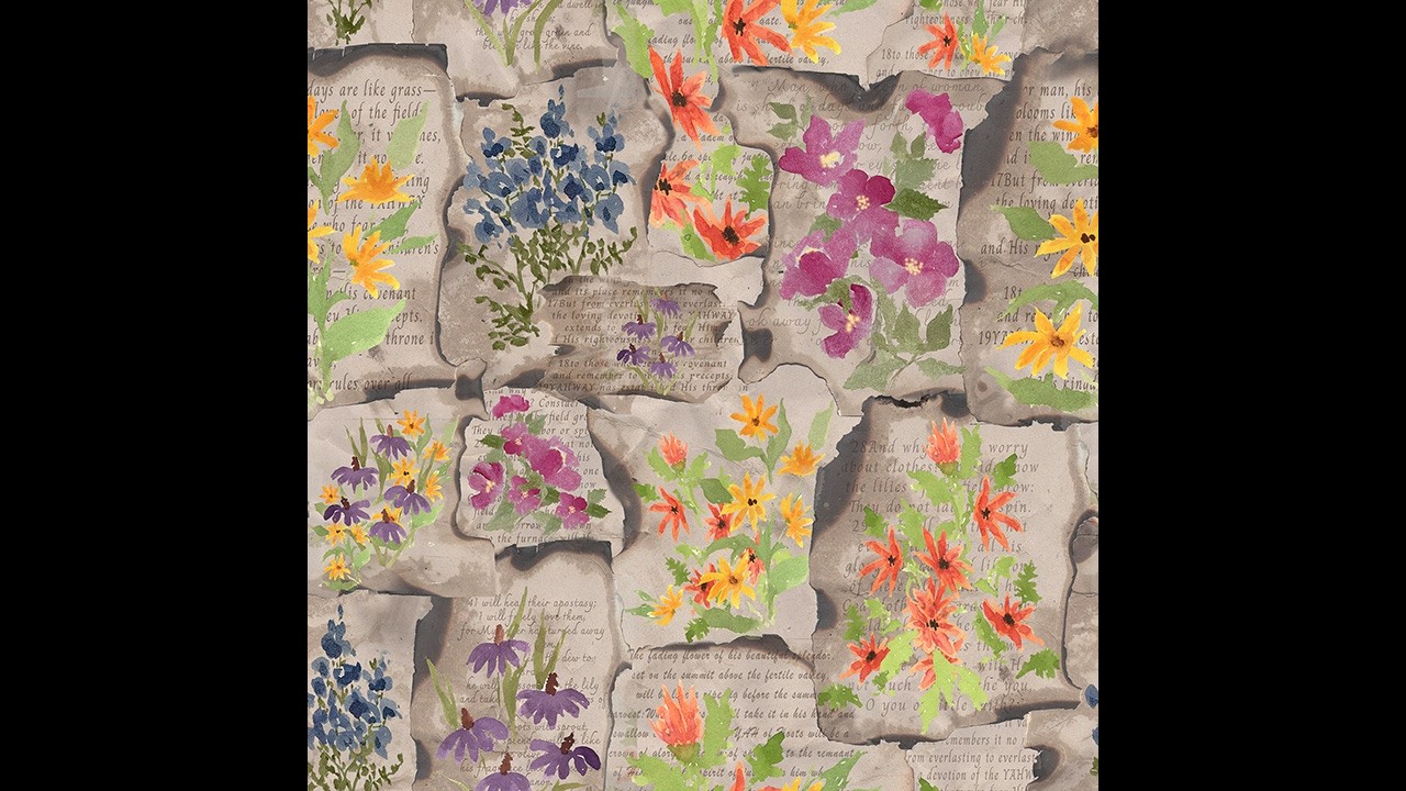 Spoonflower Feb. 12 Challenge Entry by Connie Mason Bennett